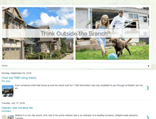 Tablet Screenshot of blogger.mortgagegroup.com